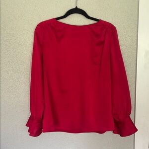 Elegant Red Women's Top
